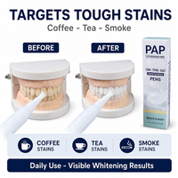 Stylo Blanchissant pour les Dents Sans Peroxyde PAP, Sans Sensibilité, Gel Blanchissant Portable, Élimine les Taches de Café et de Thé, Utilisation à Domicile, Marque Privée