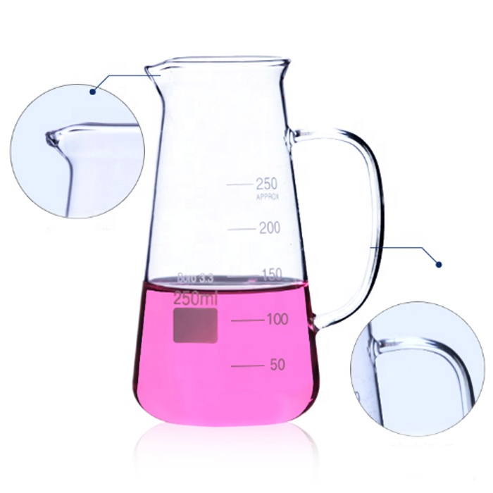 Laboratory Glassware Manufactures Glass Beakers Mug 250ml