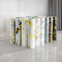 Vente chaude, papier peint en marbre de qualité supérieure, design moderne, 2,3 mm d'épaisseur, rouleau auto-adhésif, panneau mural pour la décoration de la salle de bain