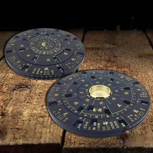 Alta precisione squisita Vintage Feng Shui Compass Luo Pan di alta qualità tavola rotante culturale e turismo Set regalo - Product Image 6
