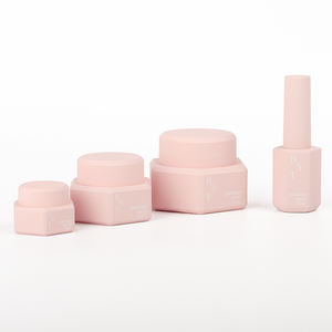 Altıgen 5g 15g 30g jel lehçe kavanoz boş Uv jel fırça ile kapaklı kavanoz oje şişesi OEM/ODM özel jel tırnak konteyner - Product Image 6