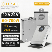 Alimentation LED étanche DESEE RPD 12V 24V 60W-700W pour éclairage LED extérieur