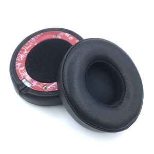 Coussinets d'oreille de remplacement coussinets en mousse à mémoire de forme en peau d'agneau pour <span class=keywords><strong>casque</strong></span> sans fil <span class=keywords><strong>Beats</strong></span> SOLO2 Bluetooth <span class=keywords><strong>SOLO3</strong></span> - Product Image 3