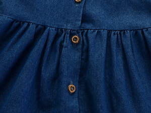 Robes et jupes en jean respirantes pour bébés filles, longueur genou, style plage - Product Image 5