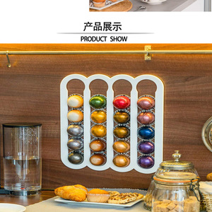 ตู้เก็บแคปซูลกาแฟอะคริลิคแบบแม่เหล็กติดผนังสำหรับร้านอาหาร - Product Image 4