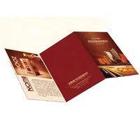 工場カスタム高品質A3A4 A5サイズ広告プロモーションパンフレット、小冊子、折り畳みチラシ、リーフレット印刷