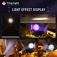 Focos de seguimiento de escenario profesional de alta potencia de 880W, focos de seguimiento de enfoque Led con estuche de vuelo