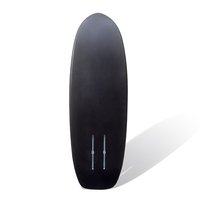 Wakeesurf planche d'aluminium en Fiber de carbone de couleur noire planche de Paddle SUP Stand Up planche de surf Hydrofoil