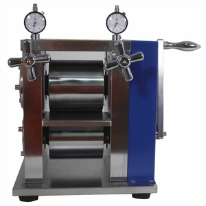 เครื่องรีดลูกกลิ้งแบบแมนนวลสำหรับประกอบแบตเตอรี่โพลิเมอร์ รุ่น Liner Lab Roller Rolling Machine พร้อมอุปกรณ์กดขึ้นรูปเหรียญ รับประกัน 1 ปี - Product Image 2