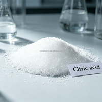 Additif alimentaire Acide citrique en poudre pour les boissons gazeuses, les bonbons, la gelée et la production de produits de boulangerie