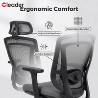 Chaise de bureau moderne réglable, chaise ergonomique, chaise de réunion, chaise de bureau design, chaise de direction pour ordinateur