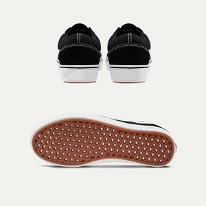 Black Canvas Sporty Sneakers Lace-Up Low <b>Top</b> Walking Shoes Round Toe Streetwear Footwear Canvas Upper <b>PVC</b> Midsole - Product Image 3