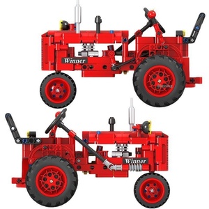 <span class=keywords><strong>Tracteur</strong></span> mécanique <span class=keywords><strong>John</strong></span> <span class=keywords><strong>Deere</strong></span> Classic modèle 7070, construction en blocs de construction à petites particules en plastique ABS pour enfants - Product Image 5