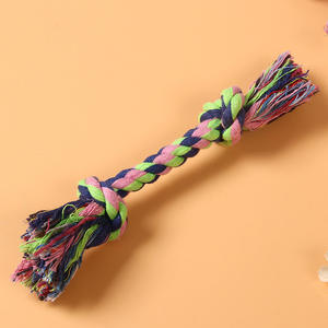 Vente directe du fabricant Jouet à mâcher en coton pour chien et chiot Jouet à mordre en corde d'os tressée durable - Product Image 4