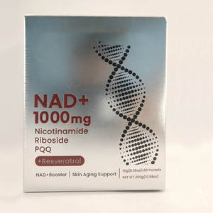 Suplemento Vitamínico Celular Antioxidante y Antienvejecimiento OEM NAD+ 1000mg Líquido Oral con Nicotinamida Ribósido, PQQ y Resveratrol - Product Image 2