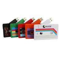 Prix de gros d'usine Oem Cassette en plastique Clé USB 1GB 2GB 4GB 8GB16GB 32GB 64GB avec logo personnalisé