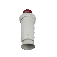 Prise électrique industrielle WNS1 rouge à 5 sorties 63A IP67 CE sans mise à la terre 400V, étanche à l'eau et à la poussière, en plastique, combinaison 12