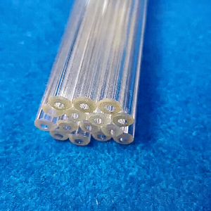 Tube en verre borosilicate industriel, tube en verre transparent haute température pour laboratoire, fabrication scientifique de précision - Product Image 1