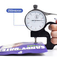 Sachet Doypack Personnalisé Mat Refermable avec Fermeture Éclair pour Dattes Séchées Véganes Sans Sucre Ajouté Collation Saine