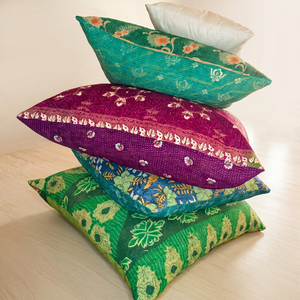 Fundas de Cojín Kantha Vintage - Product Image 1