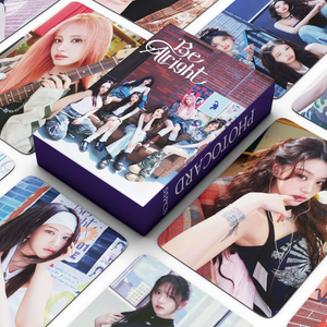 Kpop Popular Group IVE BE ALRIGHT Papel de alta calidad Photocard Lomo Art Collectible - Product Image 2