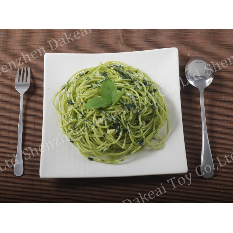 Итальянская декоративная поддельная паста, 3D модель еды для Витрины Магазина, реквизит, лапша базилика