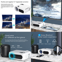 Projecteur M7 4K Smart Android 9.0 OS BT Wifi Vidéo Beamer Business Education Projecteur Full Hd 4k HomeTheater