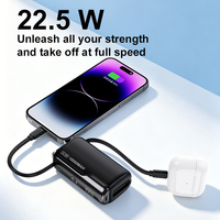 Chargeur sans fil TDX TW4 avec charge magnétique rapide, affichage numérique, sortie 15W et 20W, entrée Type-C, support de batterie Li-polymère