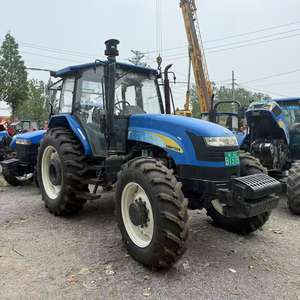 Trattore Agricolo Gommato New Holland 1304 Usato in Buone Condizioni con Motore da 130 CV e Contrappeso Anteriore a Prezzo Vantaggioso - Product Image 3