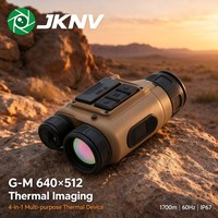 Monoculaire thermique JKNV G-M 640x512 avec écran OLED 1x 60Hz, enregistrement vidéo WiFi, IP67, 1700m, extérieur