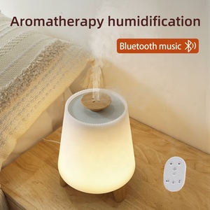 New 2024 Cool Mist <strong>Audio</strong> Humidifier Ultrasonic Big Capacity Aroma <strong>Diffuser</strong> With Remote Control 7 Color Light 300ml - Product Image 3