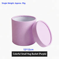 Boîte Cadeau Cylindrique en Carton Recyclé Personnalisée avec Logo pour Bouquet de Fleurs, Bonbons et Jouets – Vente en Gros