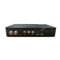 Récepteur de télévision par câble numérique HD avec processeur double cœur MPEG-4, résolution 1080p, double système d'exploitation, prise en charge des cartes à puce