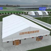 Abri de piscine personnalisable avec contrôle climatique et ventilation, idéal pour les loisirs et la compétition, tente de basketball de haute qualité