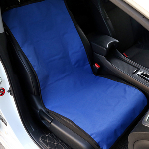 Revêtement en tissu Oxford imperméable monocouche Housse de siège de voiture pour chien Coussin avant pour transporteur de voiture de tourisme pour animaux de compagnie - Product Image 1