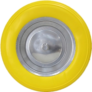 Ruota per carriola con cerchio in metallo e costruzione solida - Product Image 2