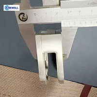 Support de main courante en acier inoxydable 304 en forme de D, finition satinée, réglable, pour balustrade d'escalier et de terrasse