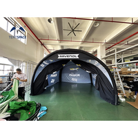 Chapiteau gonflable de quad d'événement de course de 16ft de conception de marque pour la tente gonflable d'expo imperméable de sport pour l'événement de salon