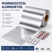 Feuille d'aluminium pharmaceutique haute barrière pour emballage sous blister, feuille d'aluminium de qualité médicale pour capsules et comprimés