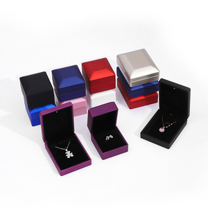 2025 <b>Light</b> Luxury Pendant <b>Box</b> with <b>LED</b> <b>Light</b> Specialized High Quality Jewelry Gift Packaging <b>Box</b> - Product Image 5