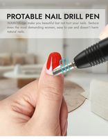 Máquinas de limas de uñas portátiles de moda de fábrica al por mayor Mini taladro de uñas profesional