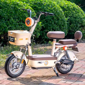 มอเตอร์ไร้แปรงถ่าน 350W/500W ราคาประหยัด แบตเตอรี่ลิเธียม 10.5AH สกู๊ตเตอร์ไฟฟ้า EBIKE พร้อมไฟเลี้ยว - Product Image 1