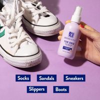 OEM Pied Odeur Spray Chaussures Désodorisant Orteil Deo Blocage Des Odeurs Spray Longue Durée Chaussure Pied Désodorisant Lavande Arbre À Thé Menthe Spray