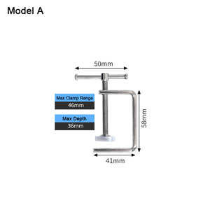 C penjepit untuk pekerjaan kayu Mini, klem G kecil, klem meja Universal - Product Image 2