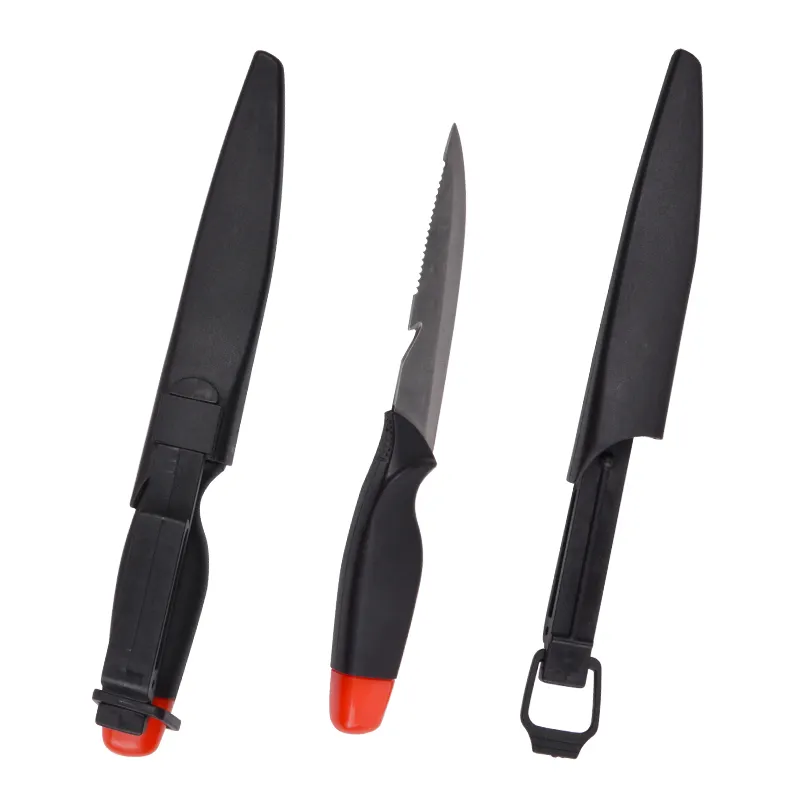 سكينة قطع السمك اليابانية, سكين من الصلب المقاوم للصدأ عالي الجودة حجم 6 بوصات لتنظيف الأسماك