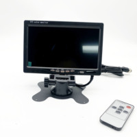 Camion direct d'usine 7 pouces AHD 720p /1080P moniteur de voiture étanche inversant le moniteur TFT MDVR