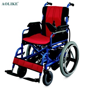 Prix d'usine Aluminium confortable CE ISO Fauteuil roulant électrique Équipement <span class=keywords><strong>de</strong></span> réadaptation pour les personnes handicapées - Product Image 3