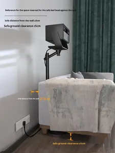 Soporte de proyector de pie con adaptador oculto Montaje en pared Compatible con XGIMI RS10 RS20 JMGO N3 N5 Hisense <span class=keywords><strong>C3S</strong></span> - Product Image 6