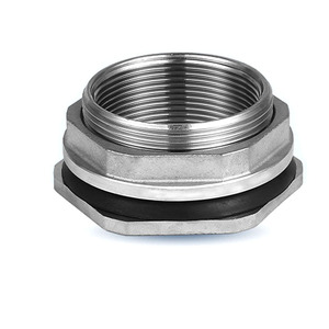 Conector de Drenaje de Acero Inoxidable 304 de 4 Pulgadas con Rosca, Conector Industrial Anticorrosión para Tanque de Agua - Product Image 1