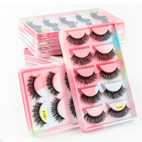 Faux cils en gros, logo personnalisé, extensions de cils en faux vison coréen, extensions de cils faites à la main, fournisseur de cils